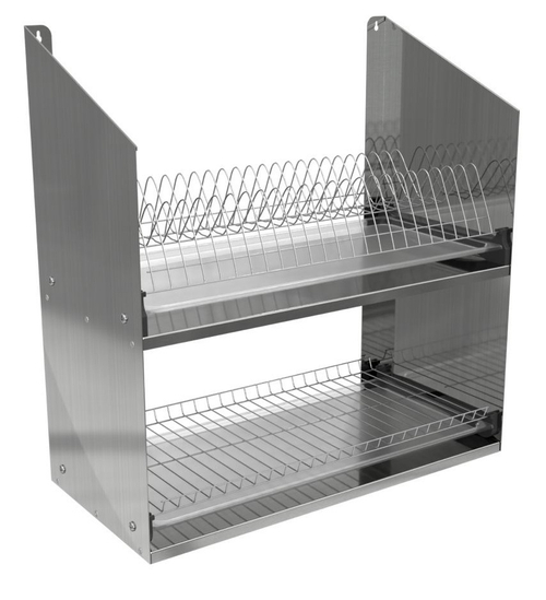 Полка консольная (для сушки тарелок и стаканов) ПКТн-900, 870х280х550 мм