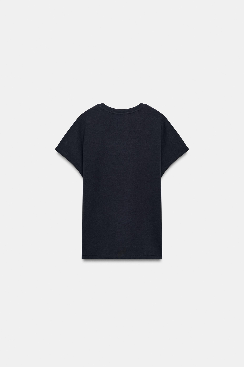 ZARA ФУТБОЛКА INTERLOCK С ЯПОНСКИМИ РУКАВАМИ, МОРСКОЙ СИНИЙ