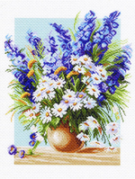 "Голубой фонтан"-1142 канва с рисунком