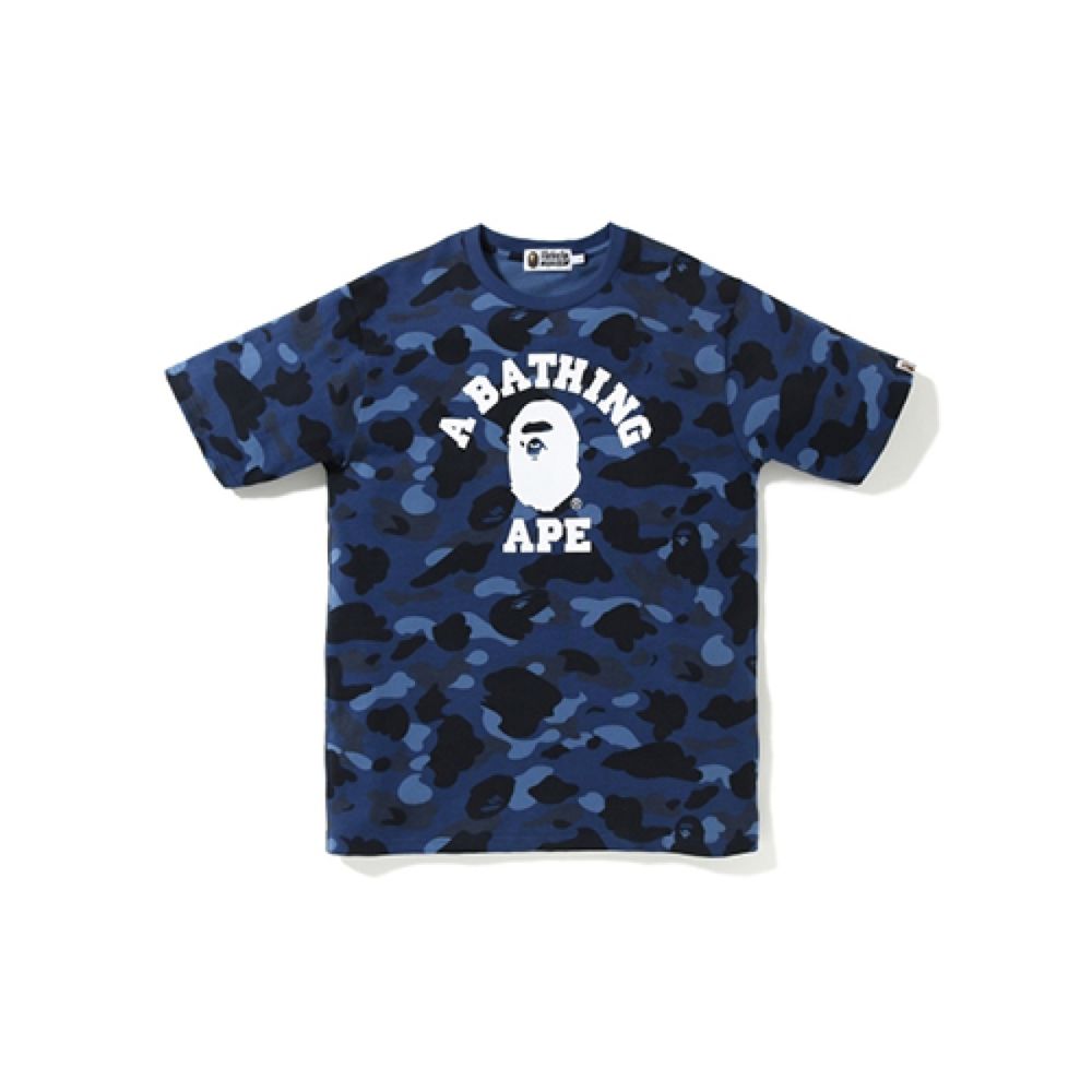 BAPE Color Camo College Tee t