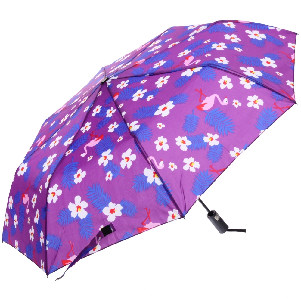 Зонт женский полуавтомат «Эдельвейс», микс 6 цветов, 8 спиц, d-100см, длина в слож. виде 30см