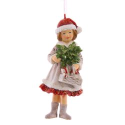 GAEM Украшение новогоднее "Девочка", L5 W5 H12 см, 2в.