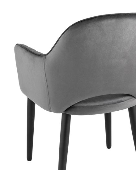 Стул Венера диамант NEW, велюр серый NP (набор 2 шт)