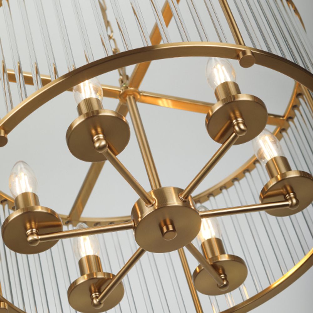 Люстра Rivoli Erin 4112-306 6 х Е14 40 Вт дизайн