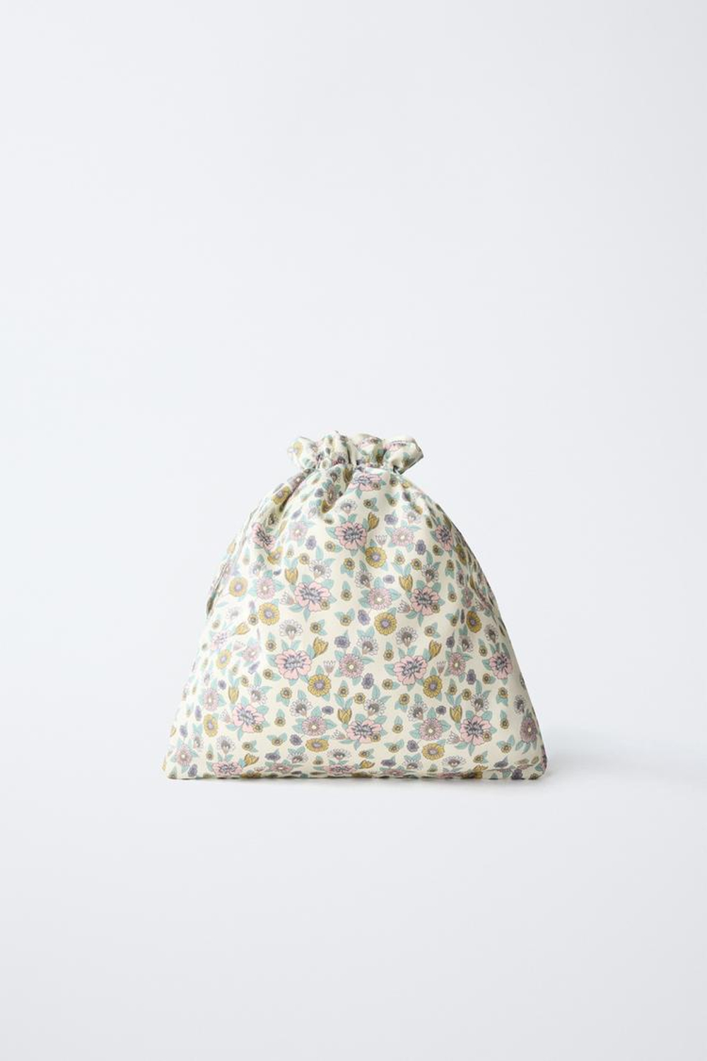 ZARA КОМПЛЕКТ СУМОК С ЦВЕТОЧНЫМ ПРИНТОМ, РОЗОВЫЙ