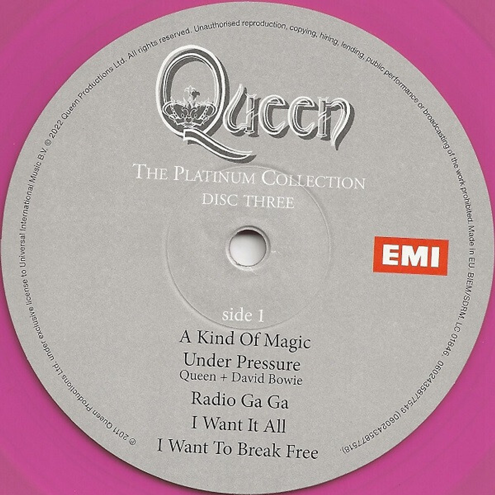 Queen / The Platinum Collection (Coloured Vinyl)(6LP)