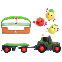 Dickie ABC - Трактор Fendt с прицепом и фруктами, Свет и звук / артикул   4115010  / GTIN 4006333086755
