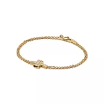 Браслет из жёлтого золота с бриллиантами, Tiffany 💠T collection. В Наличии