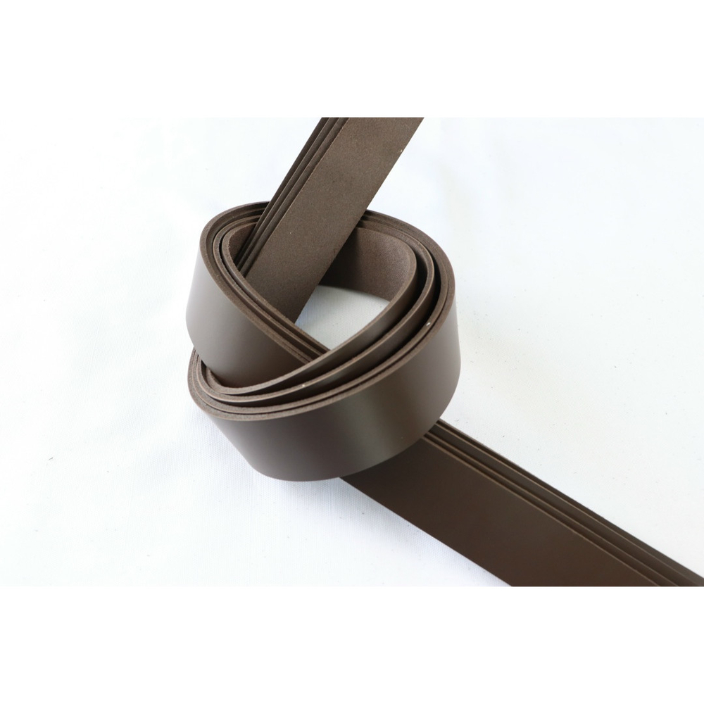 Ременная заготовка Коричневая Люкс с покрытием