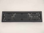 8410 - R / Рамка госномера W-POWER пластик (ромбический) + ромбическая вставка (за 1 шт.)