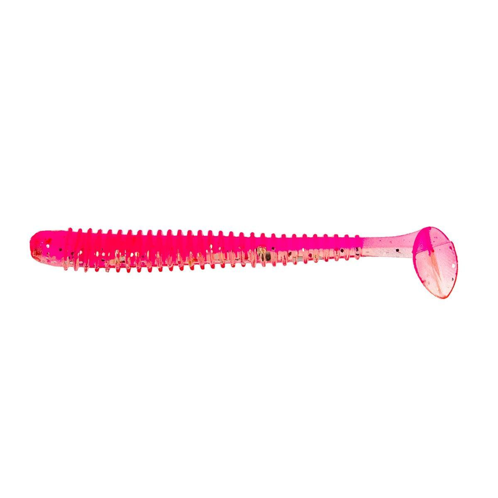 Виброхвост Liny Catcher 2,35"/6 см Silver Sparkles & Pink 12шт. (HS-5-035) Helios