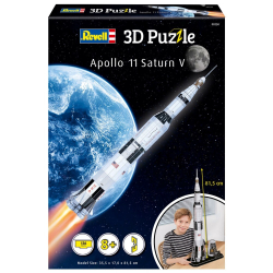 Revell - 3D Пазл Аполлон 11 Сатурн V 136 элементов. 00250 / артикул   00250  / GTIN 4009803002507