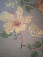 Гобеленовая скатерть Гибискус D 120 см