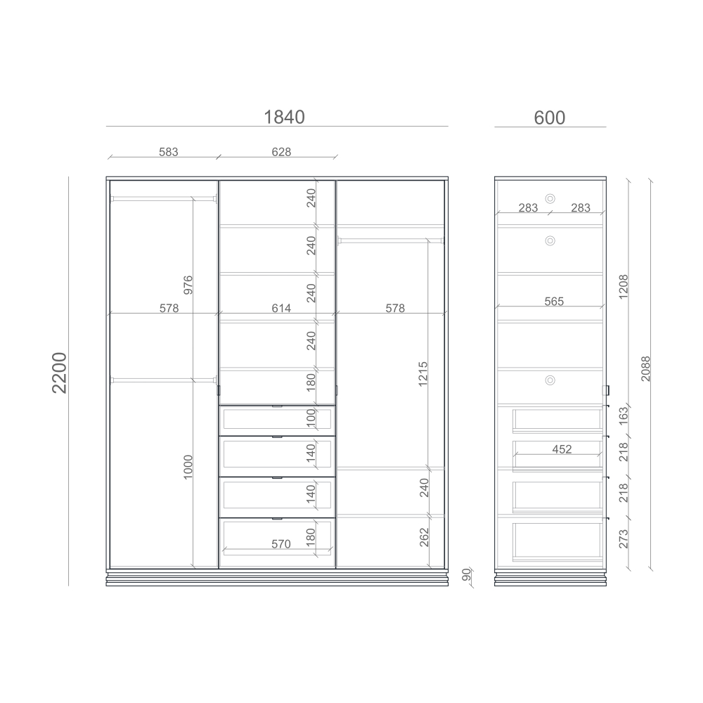 Шкаф TIMELESS TLD226