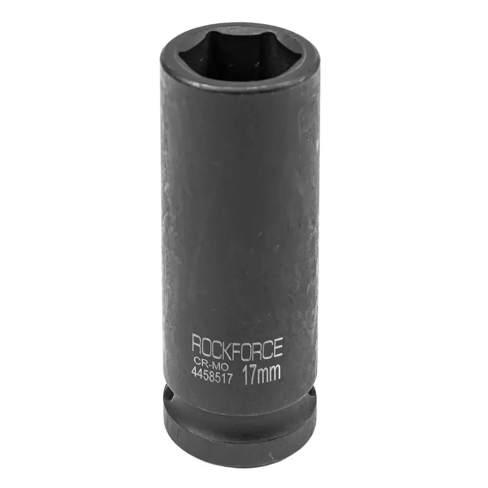 Головка ударная глубокая 17мм 6гр. 1/2'' RockForce##Rock FORCE RF-4458517