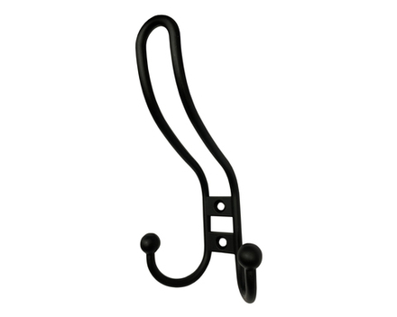 Крючок 1013 3-хрожковый матовый черный DV