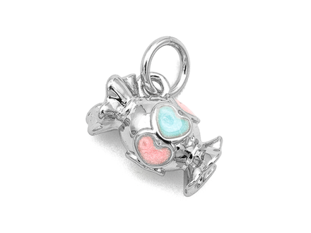 Подвеска "Конфетка" 10,5мм, с эмалью