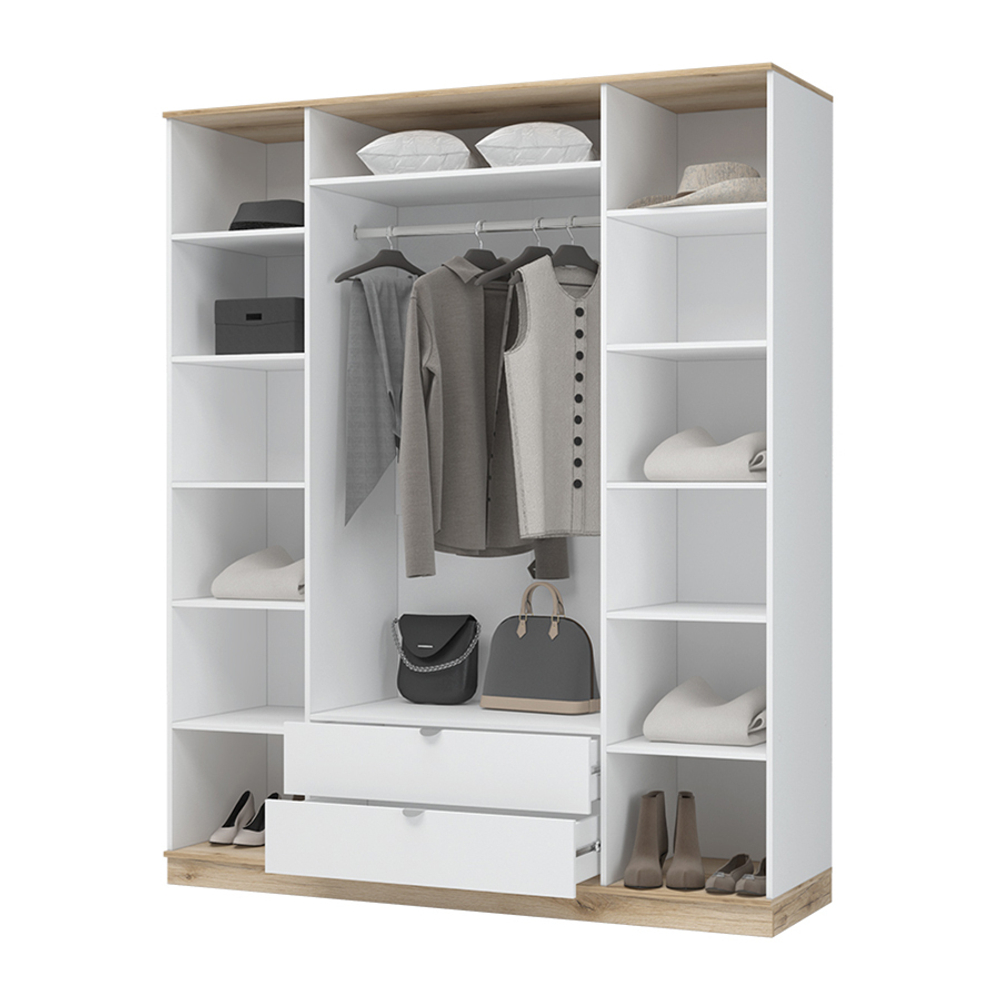 Юкки ШК 2Я 1800 Шкаф 4-х дверный с зеркалом