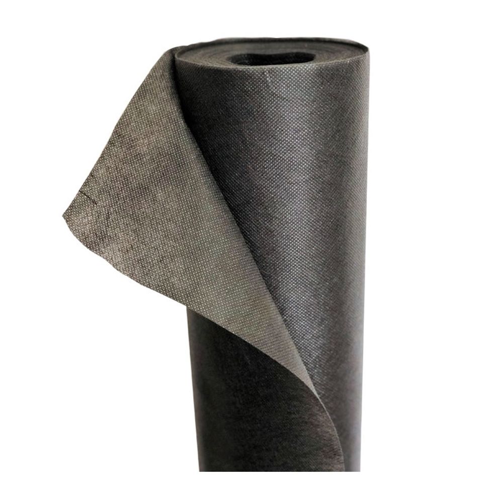 Геотекстиль садовый, плотность 60 г/м2 черный, 1,6х50м (80м2)