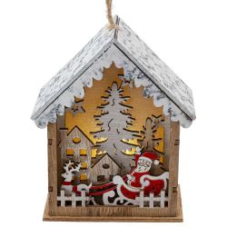 GAEM Изделие декоративное с подсветкой "Домик" (LR54Х3), L10 W5 H12,5 см, 3в.