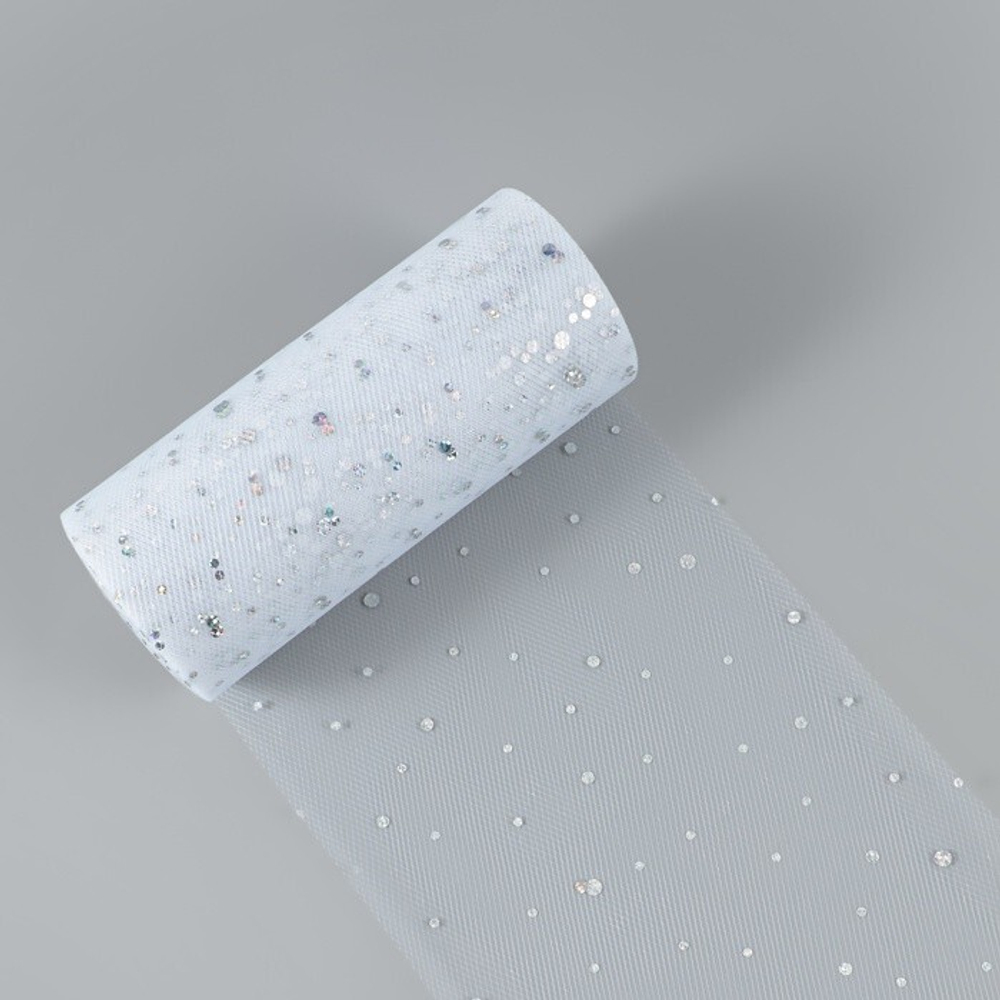 Фатин с блестками 15 см