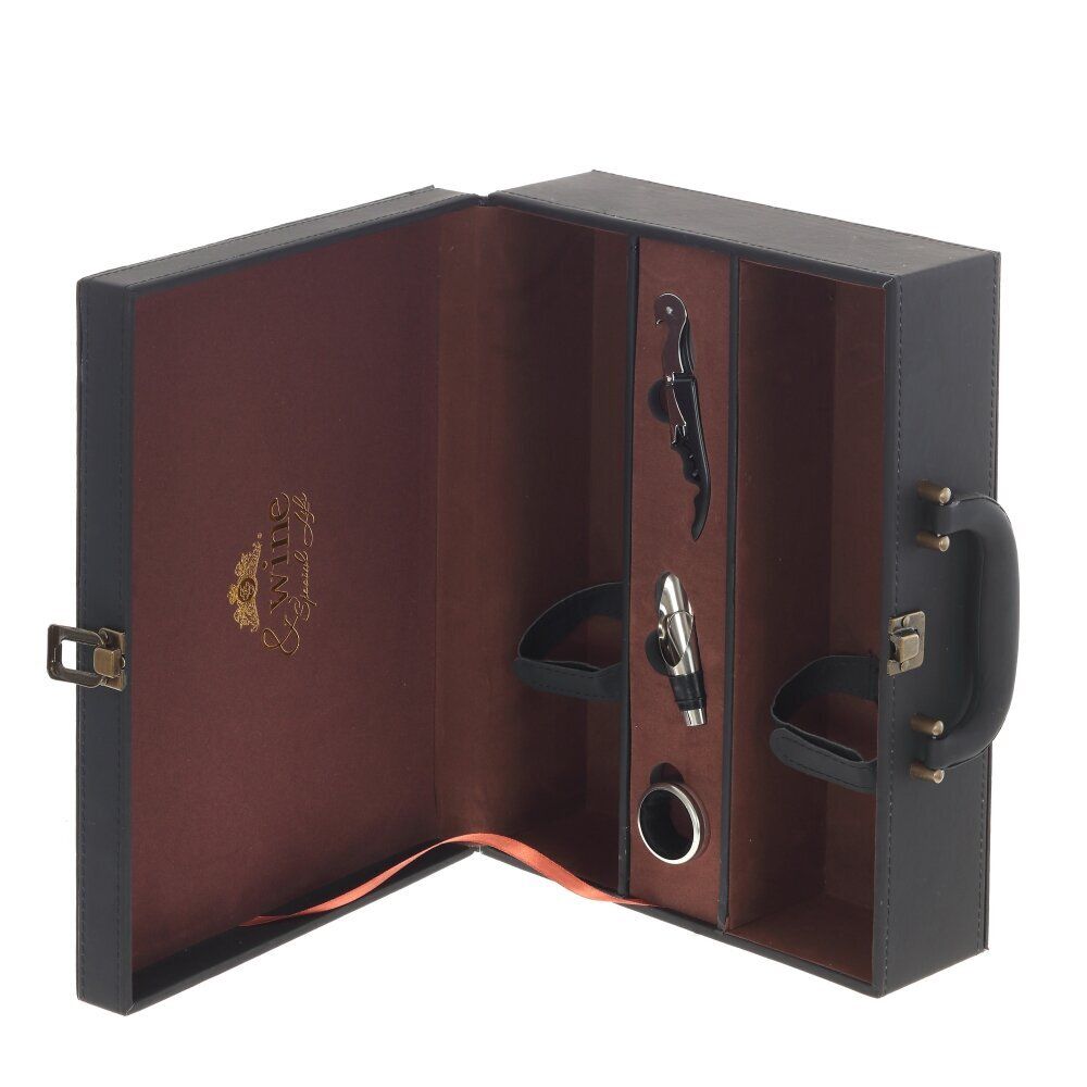 GAEM Шкатулка для бутылок с набором сомелье, L34,5 W26,5 H11,5 см