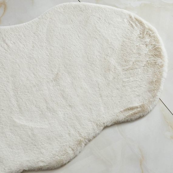 Коврик Плюшевый (крем) 80х120