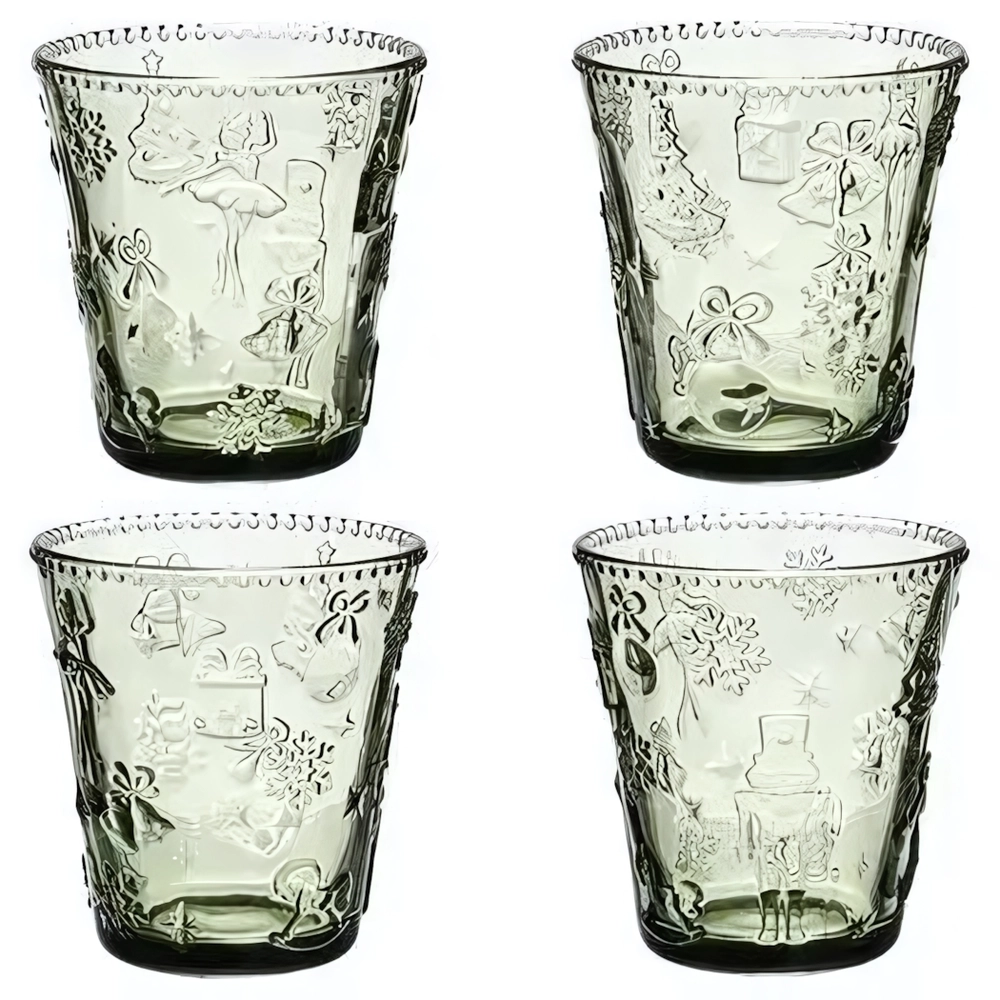 Набор стаканов «ЩЕЛКУНЧИК» green 4шт/280мл