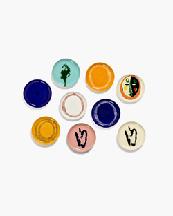 Набор десертных тарелок Azure Artichoke Green Feast, 22.5 см (2 шт.)