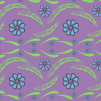 Folk flowers print Floral pattern Ethnic art