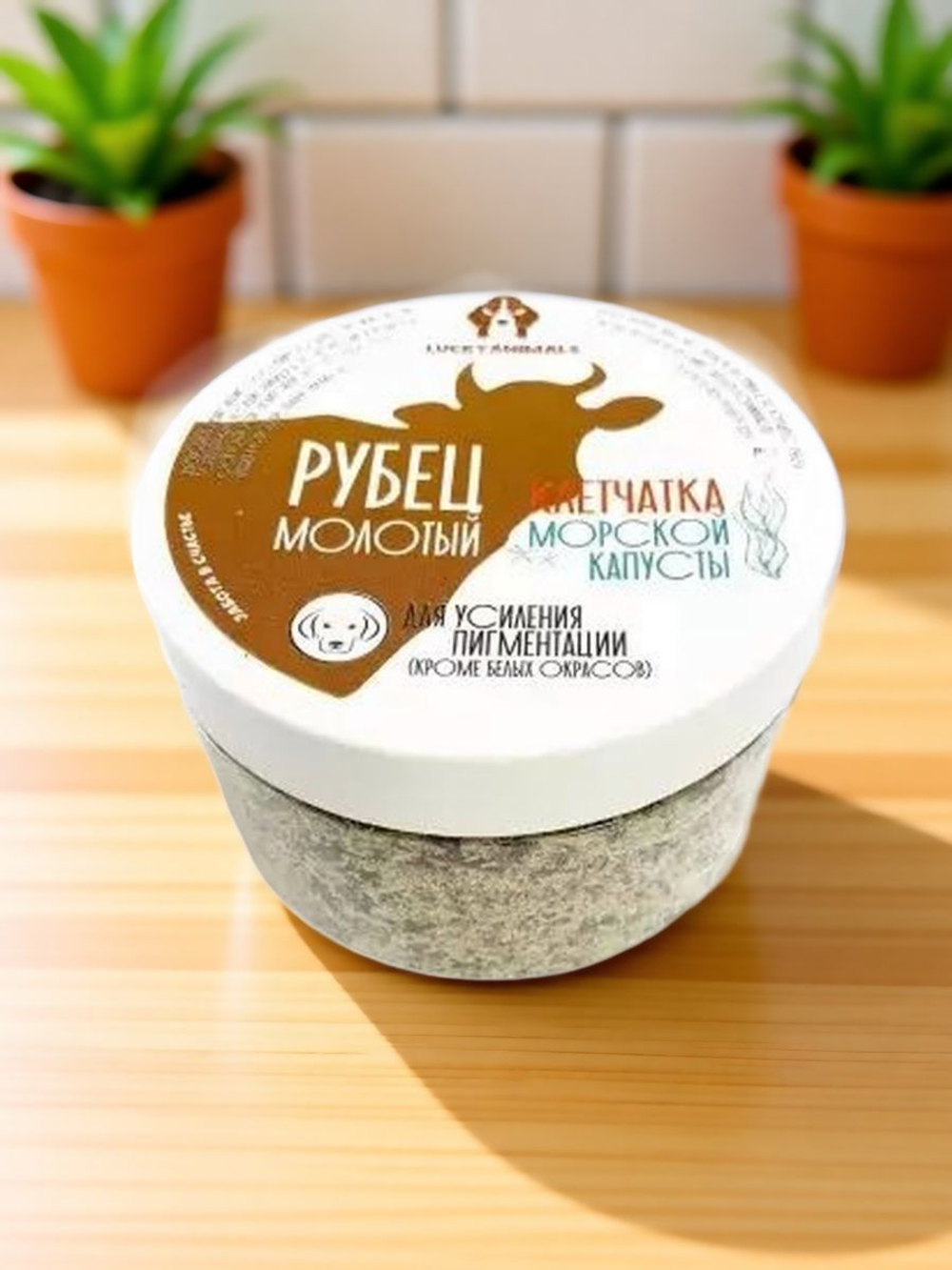 Lucky Animals Лакомство д/с рубец молотый с клетчаткой морской капусты, 90 г