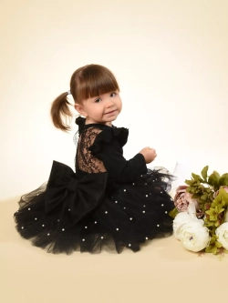 Юбка-пачка фатиновая с бусами