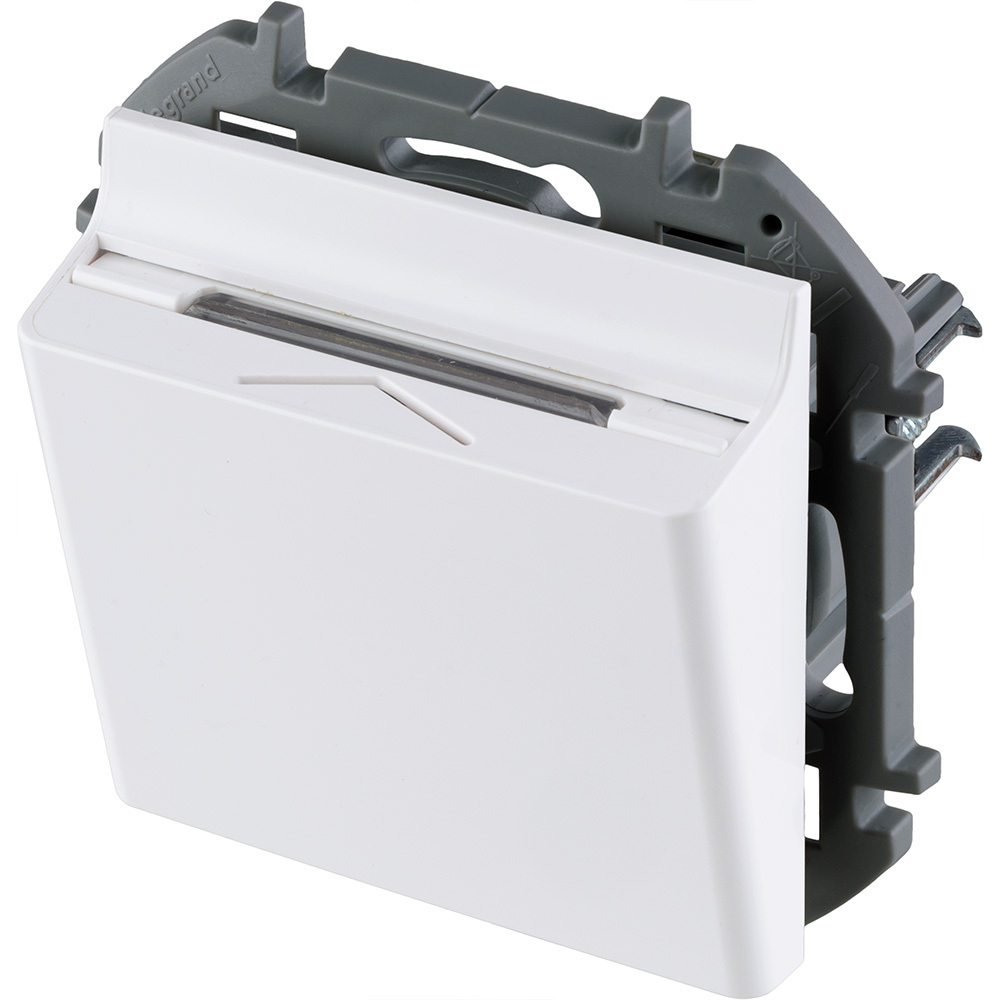 Выключатель карточный с подсветкой без задержки выключения 6А 250В белый Inspiria Legrand