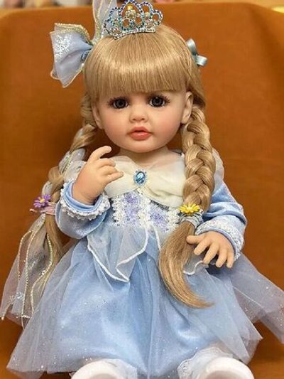 Кукла Реборн виниловая 55см в пакете (FA-549)