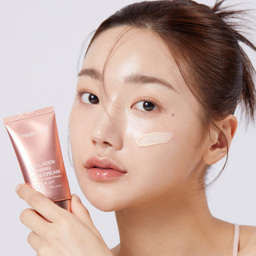 Солнцезащитный крем с коллагеном Medicube Collagen Firming Sun Cream SPF50+, PA++++