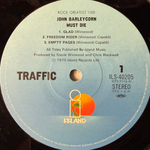 Traffic – John Barleycorn Must Die (Япония 1979г.)Т