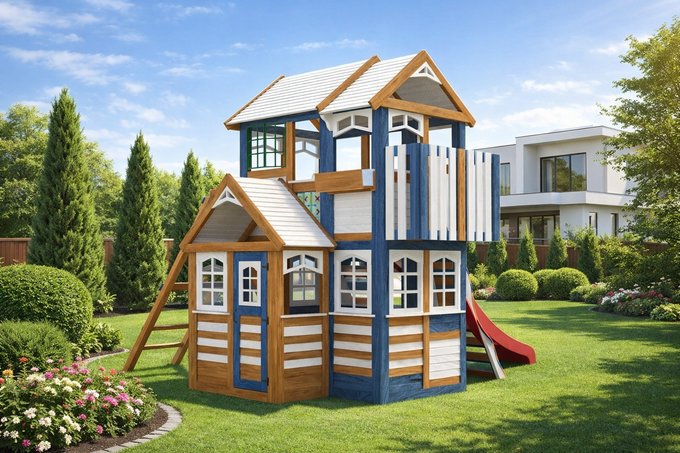 Детская площадка Клубный домик 3 Luxe мод.2