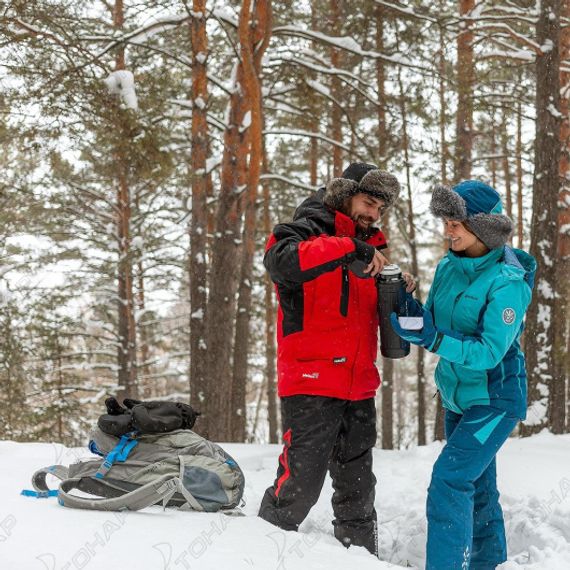 Термос TONAR 1900ML HS.TM-043 (крышка-кружка с ручк, доп.пл.чашка, скл.ручки, ремень)