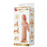 Реалистичный фаллоимитатор на присоске Keon Sliding skin (21,4*4,4 см) телесный