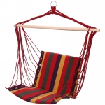 Гамак-кресло «Трон» 96*55*45*90см х\б с деревянной перекладиной