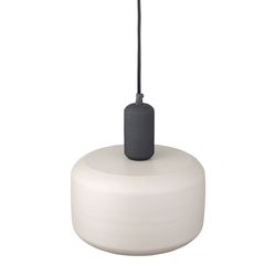 Светильник подвесной Juko, Ø28х32 см, черный/бежевый