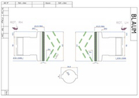 PCD фреза D.125x63x30+DKN Z=3+3 H=3 SYMM 2 шт. для Filato, KDT, Homag, Biesse