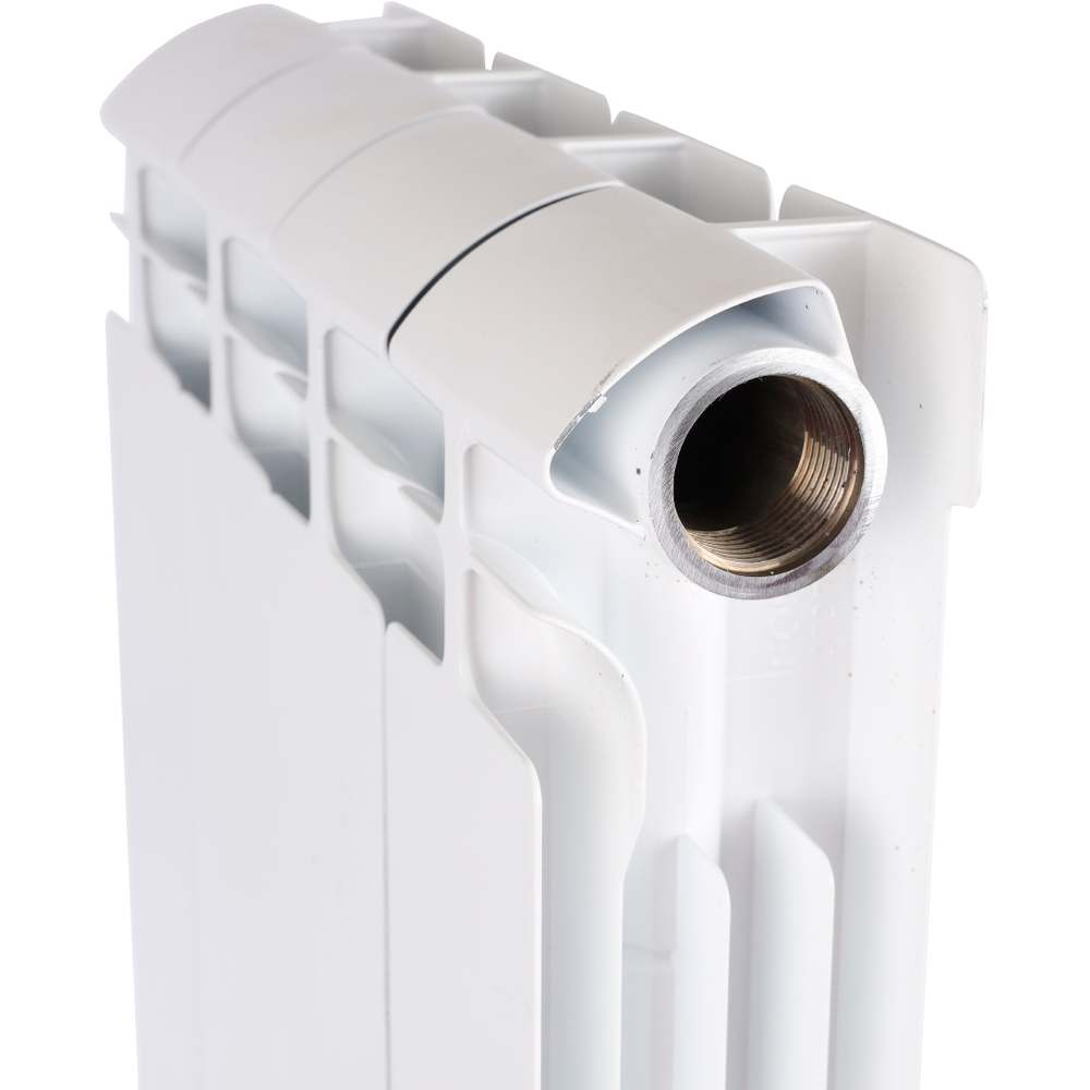 STOUT ALPHA 500 12 секций радиатор биметаллический боковое подключение (белый RAL 9016)