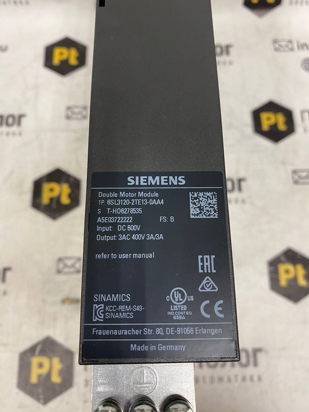 Siemens 6SL3120-2TE13-0AA4 новое