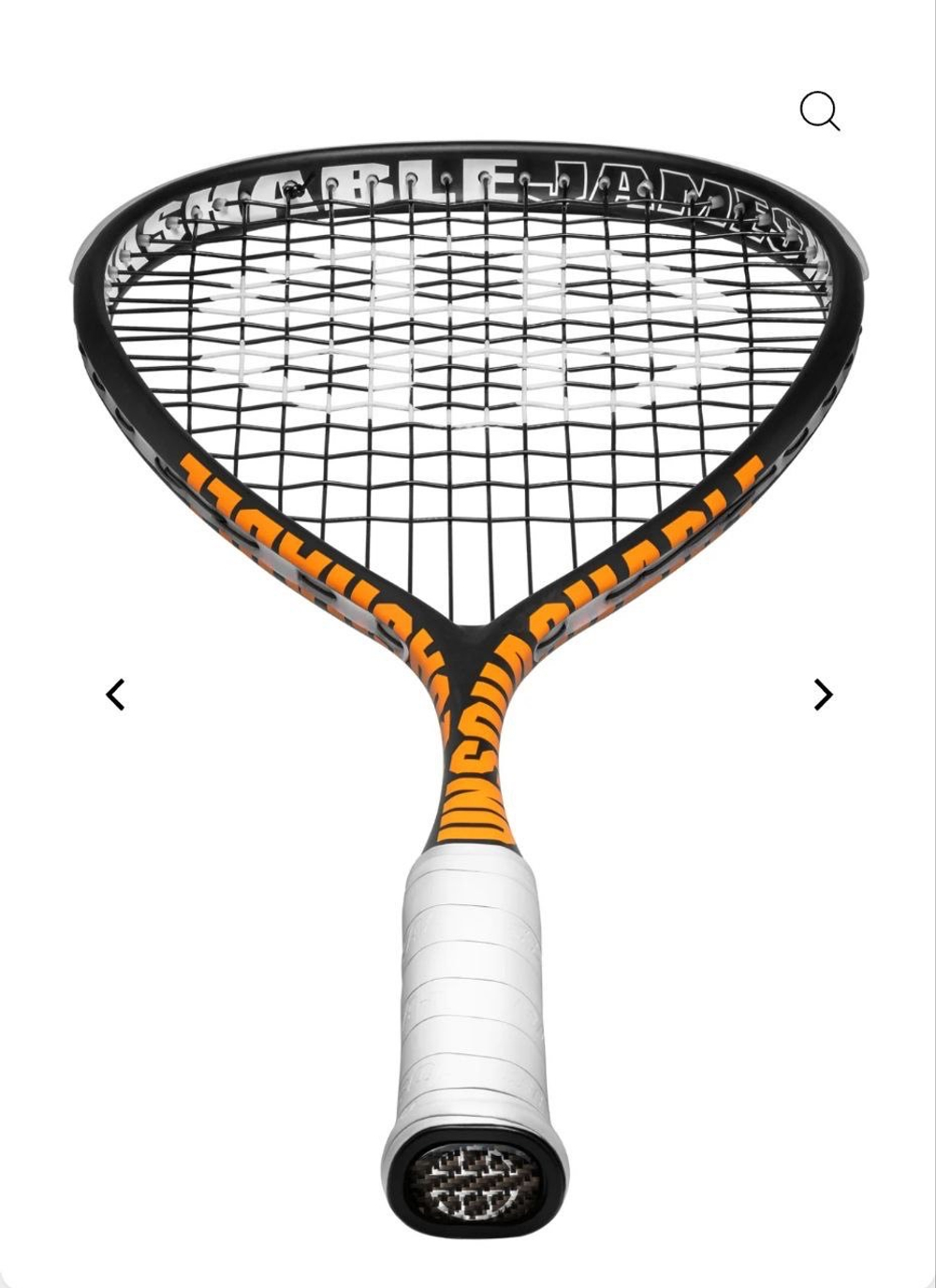 UNSQUASHABLE, JAMES WILLSTROP AUTOGRAPH, 120g, Squash Racket
