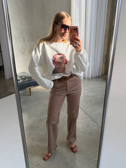 Брюки вельветовые мокко