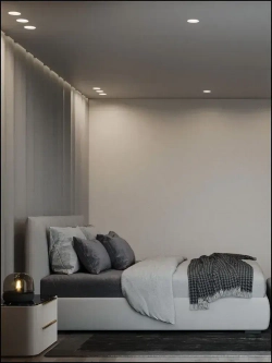 встраиваемый светильник потолочный светодиодный bh53 белый, в комплекте лампа gx53 4000К