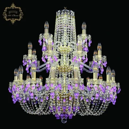 Подвесная люстра Art Classic 11.24.16+8+4.300.3d.Gd.V7010