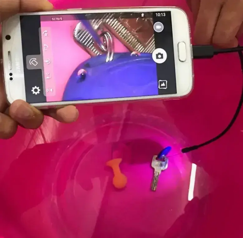 Эндоскоп Гибкая камера с подсветкой USB для Android и PC, провод 2м