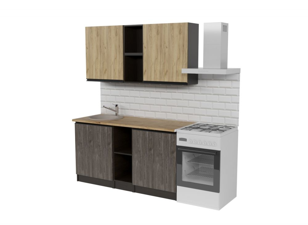 Кухонный гарнитур Адажио нормал 1500 мм